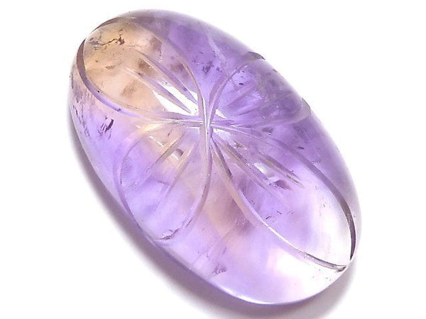 [Video][One of a kind] High Quality Ametrine AAA- Carved Cabochon 1pc NO.238