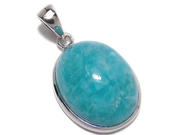 [Video][One of a kind] Amazonite AAA- Pendant Silver925 NO.22
