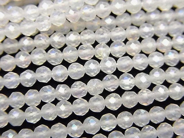 High Quality!  Aqua Crystal  Faceted Round 3mm  1strand beads (aprx.15inch/36cm)
