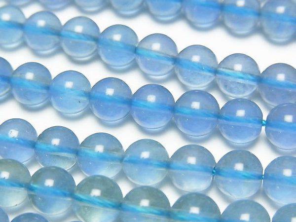 [Video] Blue Fluorite AAA- Round 6mm half or 1strand beads (aprx.15inch/38cm)