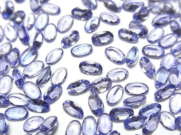 [Video]High Quality Tanzanite AAA Loose stone Oval Faceted 5x3mm 5pcs