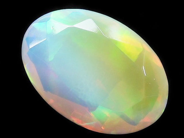 [Video][One of a kind] High Quality Ethiopian Opal AAA Loose stone Faceted 1pc NO.115