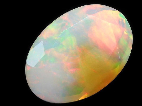 [Video][One of a kind] High Quality Ethiopian Opal AAA Loose stone Faceted 1pc NO.119
