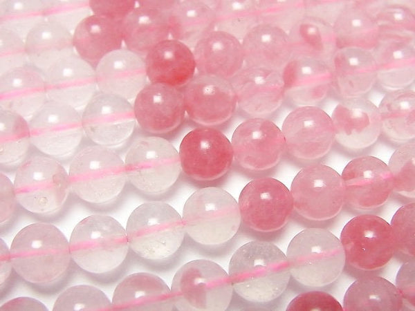 [Video]Rhodonite Silica Round 6mm half or 1strand beads (aprx.14inch/35cm)