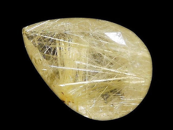 [Video][One of a kind] High Quality Rutilated Quartz AAA- Loose stone Faceted 1pc NO.360