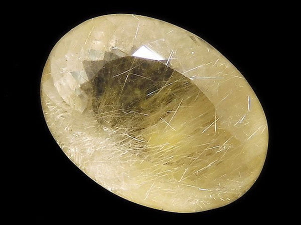 [Video][One of a kind] High Quality Rutilated Quartz AAA- Loose stone Faceted 1pc NO.364