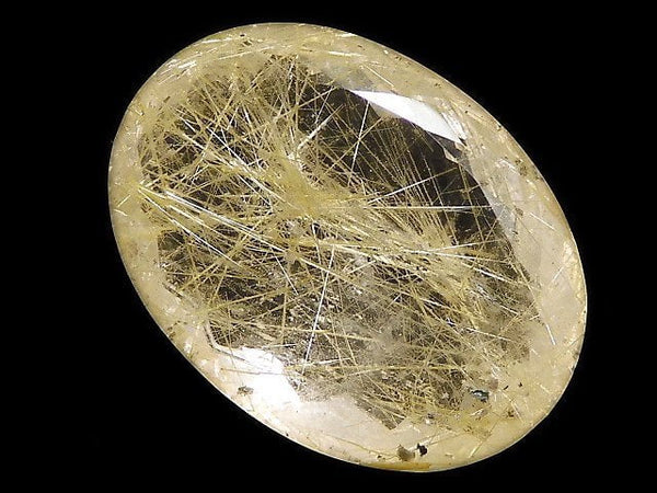 [Video][One of a kind] High Quality Rutilated Quartz AAA- Loose stone Faceted 1pc NO.370