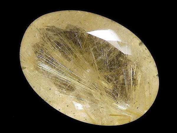 [Video][One of a kind] High Quality Rutilated Quartz AAA- Loose stone Faceted 1pc NO.371