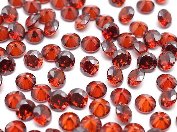 [Video]Cubic Zirconia AAA Loose stone Round Faceted 3x3mm [Garnet] 20pcs