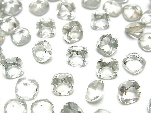 [Video]High Quality Green Amethyst AAA Loose stone Square Faceted 6x6mm 5pcs