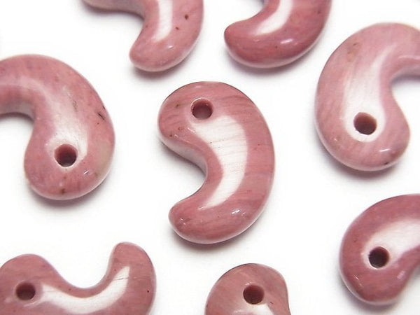 [Video] Siliceous Schist AAA- Comma Shaped Bead 18x12mm 3pcs