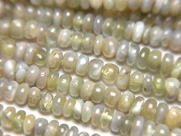 [Video]High Quality Chrysoberyl AA Roundel half or 1strand beads (aprx.16inch/40cm)