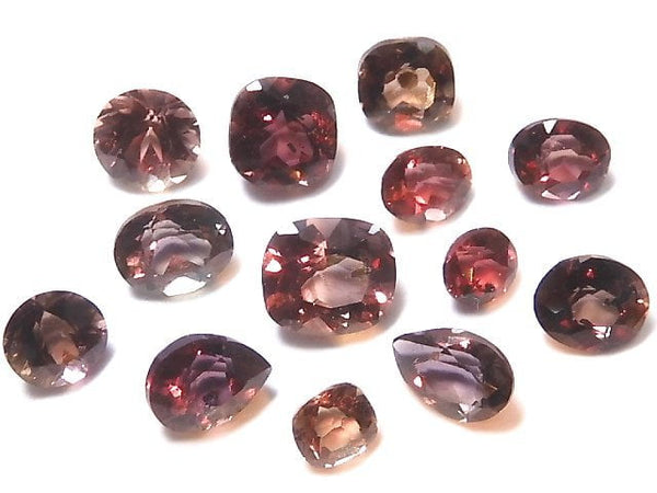 [Video][One of a kind] High Quality color Change Sapphire Loose stone Faceted 13pcs NO.16