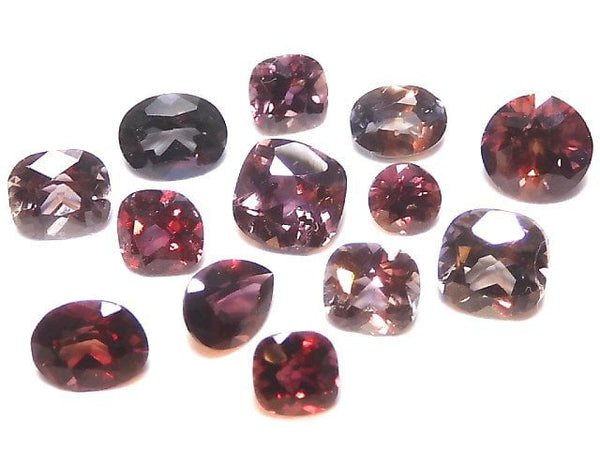 [Video][One of a kind] High Quality color Change Sapphire Loose stone Faceted 13pcs NO.18