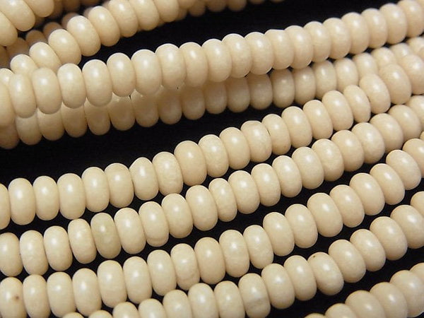 [Video]Riverstone Roundel 4x4x2mm 1strand beads (aprx.15inch/36cm)
