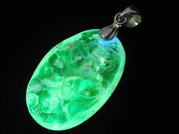[Video][One of a kind] High Quality Hyalite Opal AAA- Pendant Silver925 NO.127