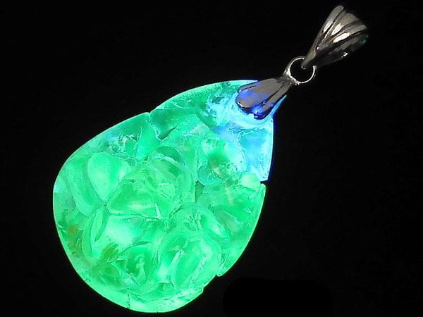 [Video][One of a kind] High Quality Hyalite Opal AAA- Pendant Silver925 NO.129