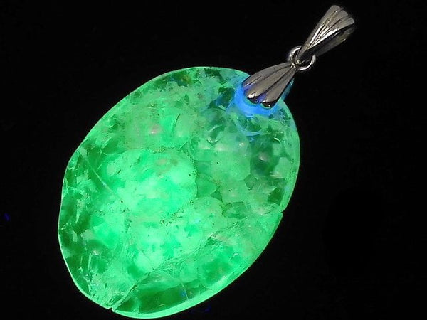 [Video][One of a kind] High Quality Hyalite Opal AAA- Pendant Silver925 NO.137