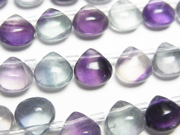 [Video] Multi color Fluorite AA++ Chestnut (Smooth) 8x8mm 1strand beads (aprx.7inch/18cm)