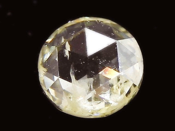 [Video][One of a kind] Yellow Diamond Loose stone Rose Cut 1pc NO.42