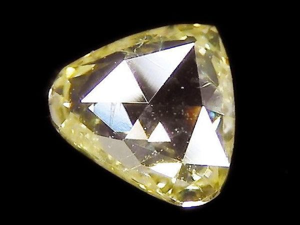 [Video][One of a kind] Yellow Diamond Loose stone Rose Cut 1pc NO.43