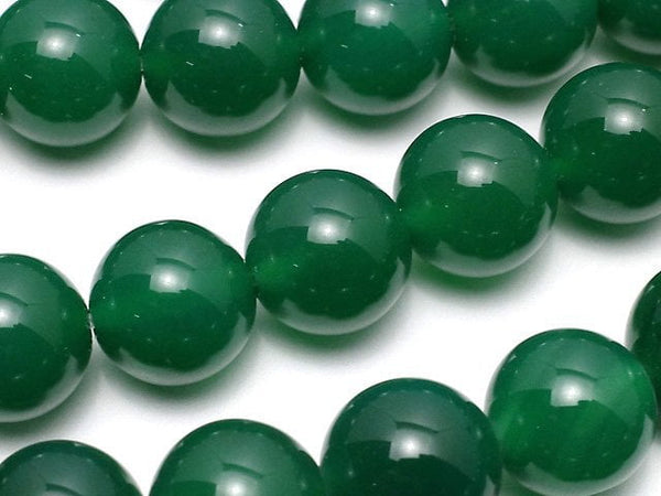 Green Onyx AAA Round 12mm half or 1strand beads (aprx.15inch/36cm)