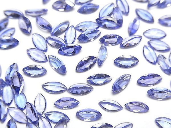 [Video]High Quality Tanzanite AAA Loose stone Marquise Faceted 6x3mm 3pcs