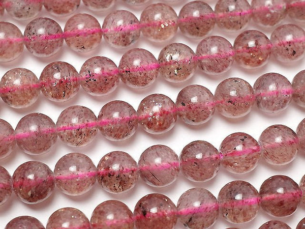 [Video] Pink Epidote AA+ Round 6.5mm 1strand beads (aprx.15inch/36cm)