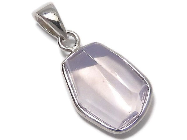 [Video][One of a kind] High Quality Scorolite AAA- Faceted Pendant Silver925 NO.104