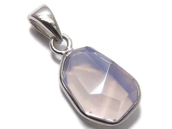 [Video][One of a kind] High Quality Scorolite AAA- Faceted Pendant Silver925 NO.109
