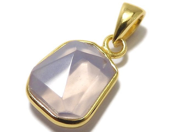 [Video][One of a kind] High Quality Scorolite AAA- Faceted Pendant 18KGP NO.112