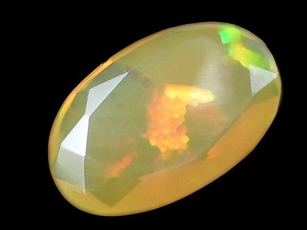 [Video][One of a kind] High Quality Ethiopian Opal AAA Loose stone Faceted 1pc NO.129