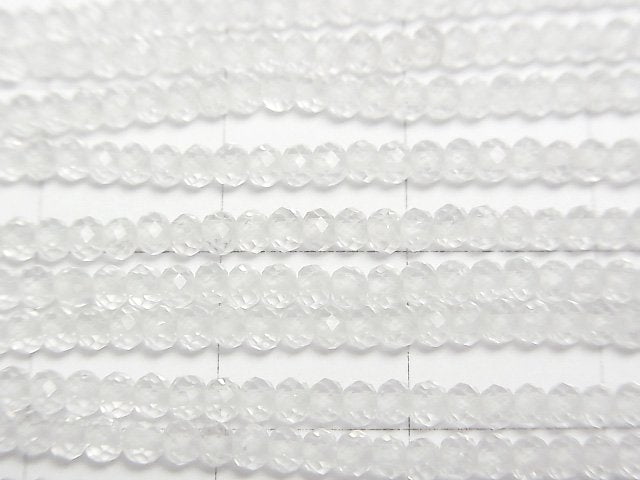 [Video] High Quality! Crystal AAA- Faceted Button Roundel 2x2x1.5mm 1strand beads (aprx.15inch/37cm)