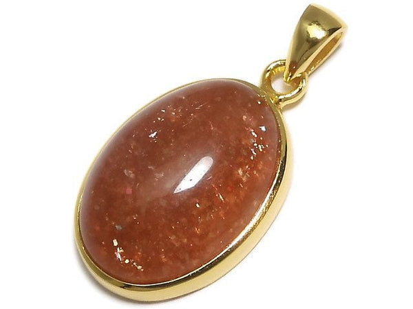 [Video][One of a kind] Sunstone AAA Pendant 18KGP NO.65