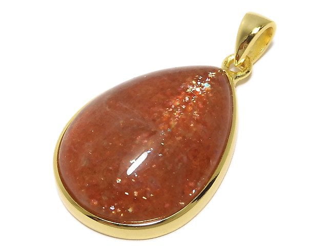 [Video][One of a kind] Sunstone AAA Pendant 18KGP NO.67