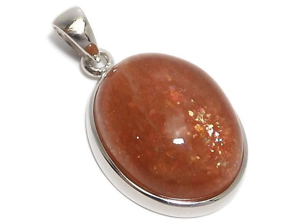 [Video][One of a kind] Sunstone AAA Pendant Silver925 NO.73