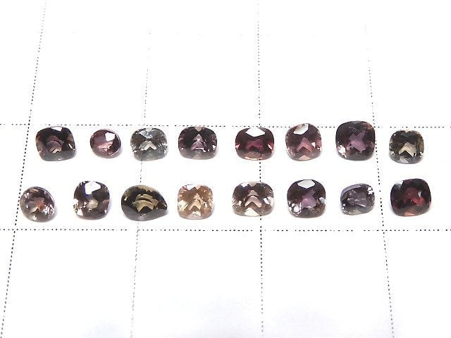 [Video][One of a kind] High Quality color change Sapphire Loose stone Faceted 16pcs set NO.45