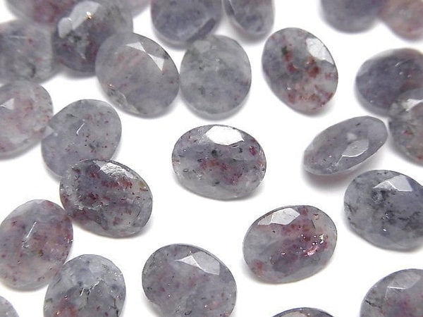 [Video]Bloodshot Iolite AA+ Loose stone Oval Faceted 10x8mm 2pcs