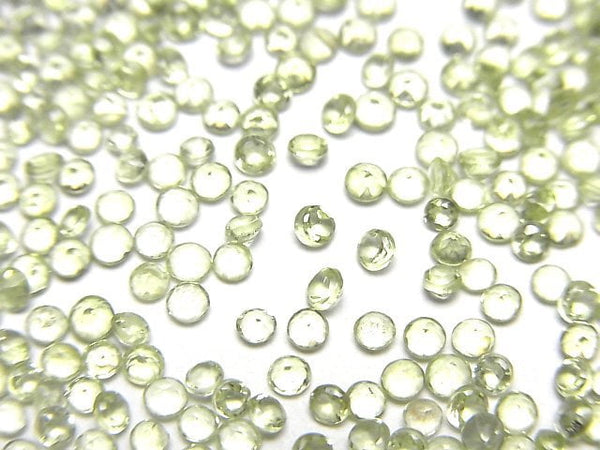 [Video]High Quality Peridot AAA Loose stone Round Faceted 2x2mm 10pcs