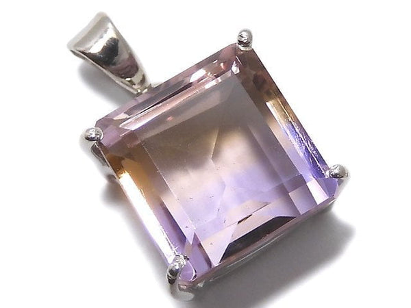 [Video][One of a kind] High Quality Ametrine AAA Faceted Pendant Silver925 NO.19