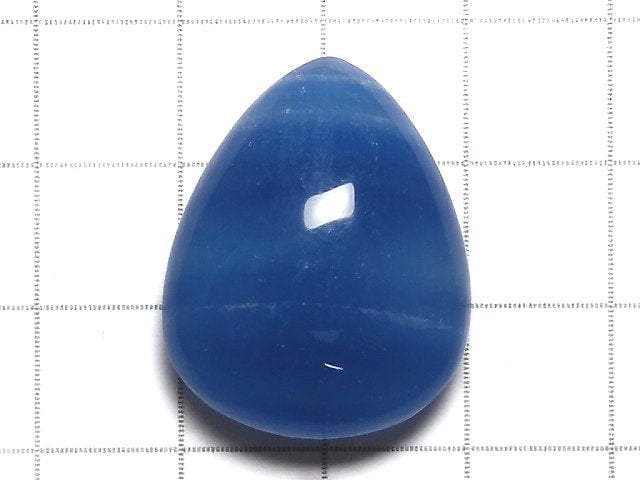 [Video][One of a kind] Natural Blue Calcite AAA Cabochon 1pc NO.155
