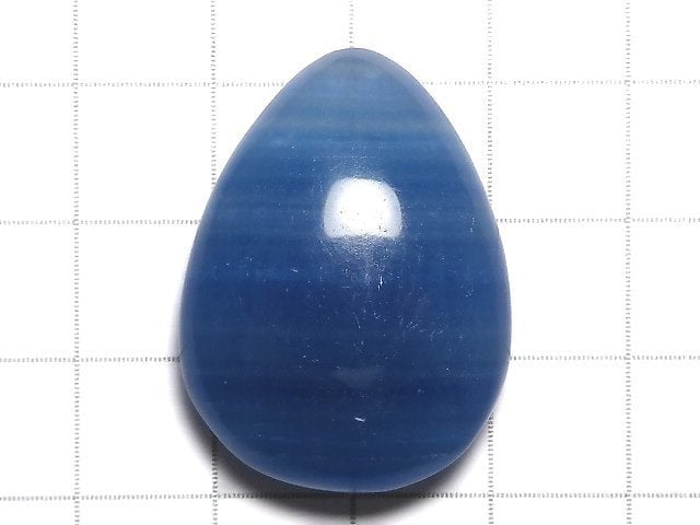 [Video][One of a kind] Natural Blue Calcite AAA Cabochon 1pc NO.166
