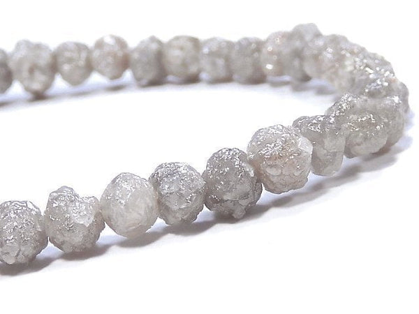 [Video] [One of a kind] [1mm hole] Gray Diamond Rough Nugget Bracelet NO.7