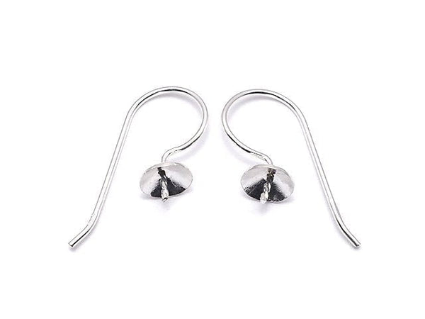 Silver925 Earwire 23x10mm with heaton 2pairs