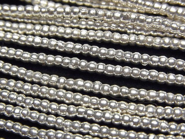 Karen Silver Roundel 2x2x1.5mm 1/4 or 1strand beads (aprx.28inch/69cm)