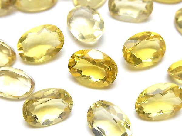 [Video]High Quality Golden Fluorite AAA Loose stone Oval Faceted 14x10mm 2pcs