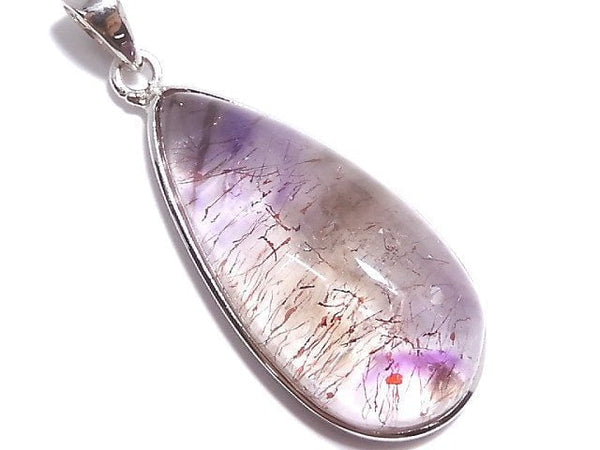 [Video][One of a kind] High Quality Elestial Quartz AAA- Pendant Silver925 NO.7