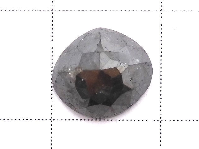 [Video][One of a kind] Black Diamond Loose stone Rose Cut 1pc NO.244