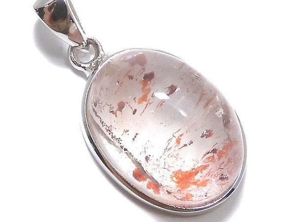 [Video][One of a kind] High Quality Lepidocrocite in Quartz AAA- Pendant Silver925 NO.29