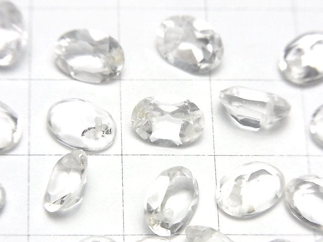 [Video]High Quality Crystal AAA- Oval Faceted 8x6mm 1/4 or 1strand beads (aprx.5inch/12cm)